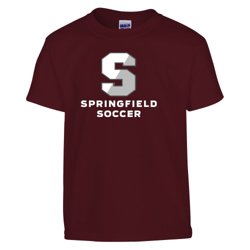  Youth Maroon T Shirt - Soccer