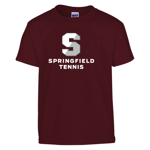  Youth Maroon T Shirt - Tennis