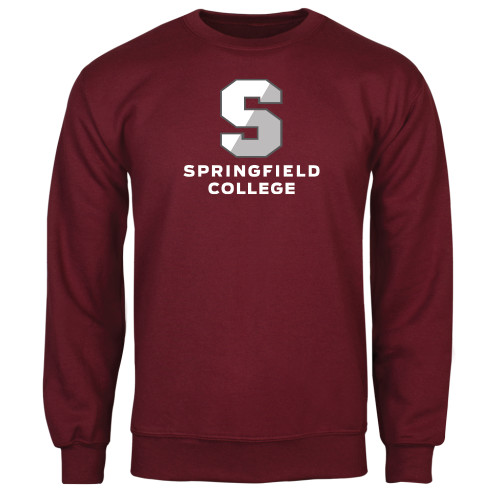  Maroon Fleece Crew - Official Logo