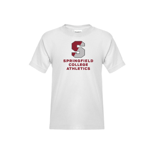  Youth White T Shirt - Springfield College Athletics