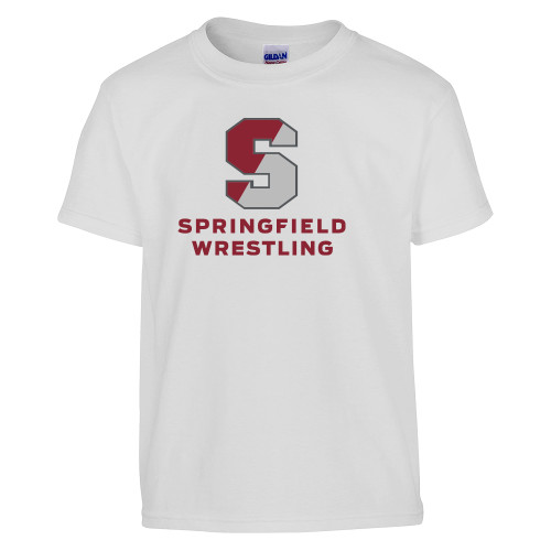  Youth White T Shirt - Wrestling