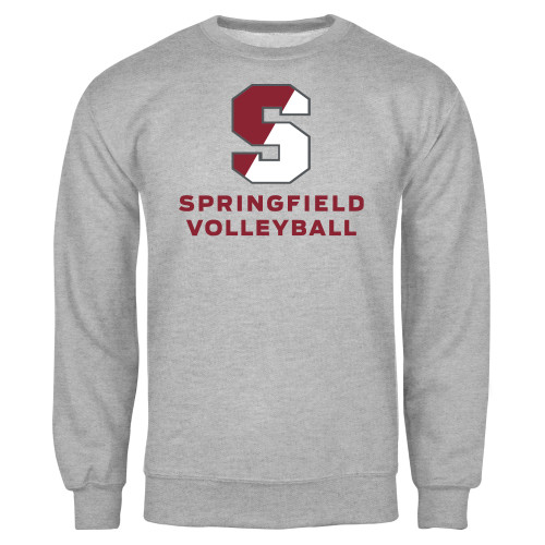  Grey Fleece Crew - Volleyball