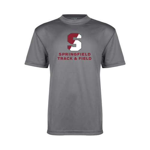  Youth Performance Grey Concrete Tee - Track & Field