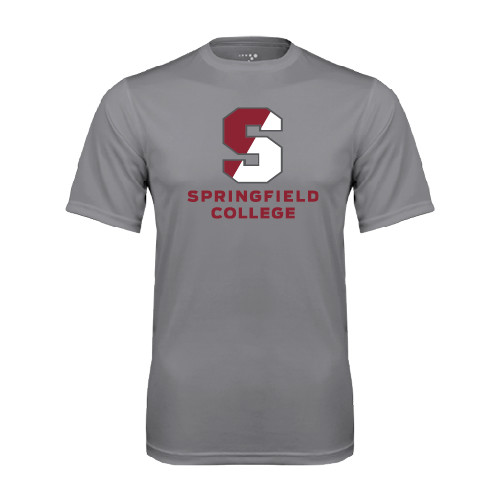  Grey Concrete Performance Tee - Official Logo
