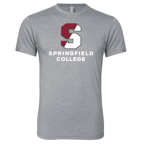  Next Level Heather Grey Triblend Tee - Official Logo