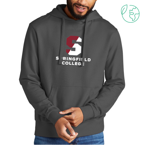  Allmade Dark Grey Organic French Terry Pullover Hoodie - Official Logo