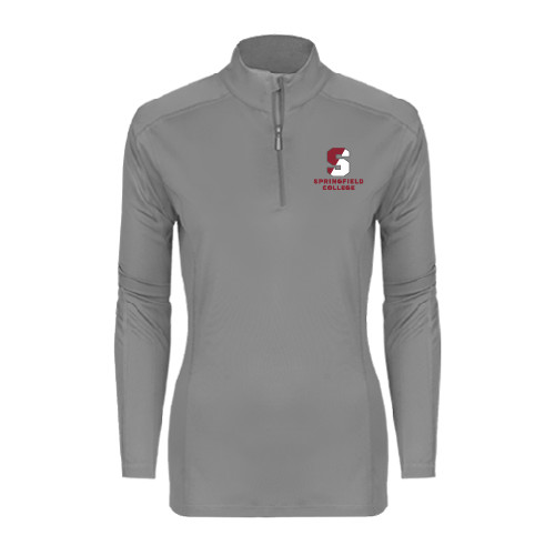  Syntrel Womens Platinum Interlock 1/4 Zip - Official Logo
