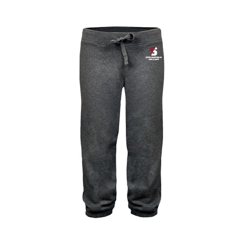  ENZA Womens Dark Heather Banded Fleece Capri - Official Logo