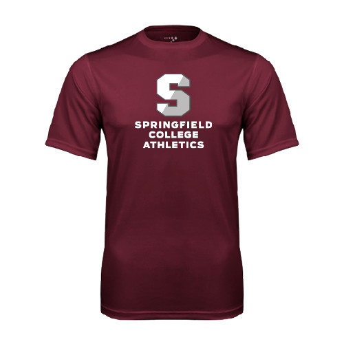  Maroon Performance Tee - Springfield College Athletics