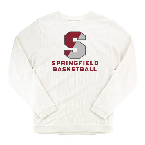  Boxercraft Womens Cream Corded Crew - Basketball