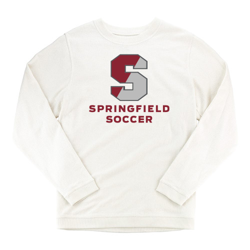  Boxercraft Womens Cream Corded Crew - Soccer