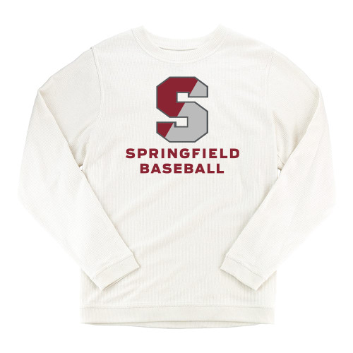  Boxercraft Womens Cream Corded Crew - Baseball
