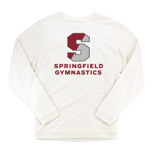  Boxercraft Womens Cream Corded Crew - Gymnastics