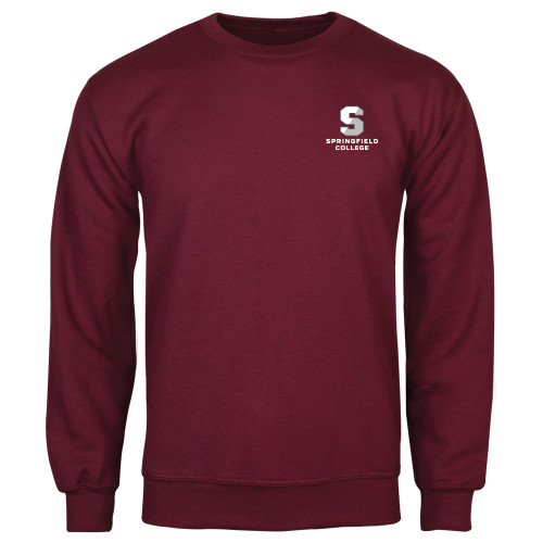  Maroon Fleece Crew - Official Logo