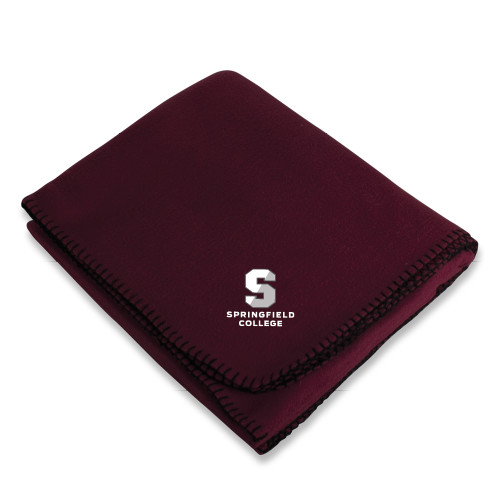  Maroon Arctic Fleece Blanket - Official Logo