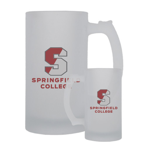  Full Color Decorative Frosted Glass Mug 16oz - Official Logo