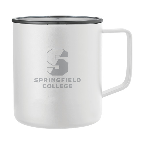  Rover Camp Vacuum Insulated White Mug 14oz - Official Logo Engraved