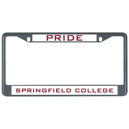  Metal License Plate Frame in Black - Pride