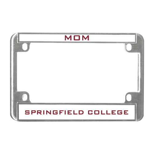  Metal Motorcycle License Plate Frame in Chrome - Mom