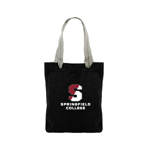  Allie Black Canvas Tote - Official Logo