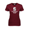 Thumbnail image for  Womens Maroon Short Sleeve Tee