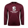 Thumbnail image for  Maroon Performance Long Sleeve Shirt