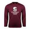 Thumbnail image for  Maroon Performance Long Sleeve Shirt