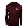 Thumbnail image for  ENZA Womens Maroon Fleece Full Zip Hoodie