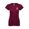 Thumbnail image for  Next Level Womens Maroon Boyfriend Tee