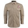 Thumbnail image for  Khaki Fishing Shirt Performance Long Sleeve