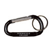 Thumbnail image for  Black Carabiner with Split Ring