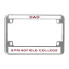 Thumbnail image for  Metal Motorcycle License Plate Frame in Chrome