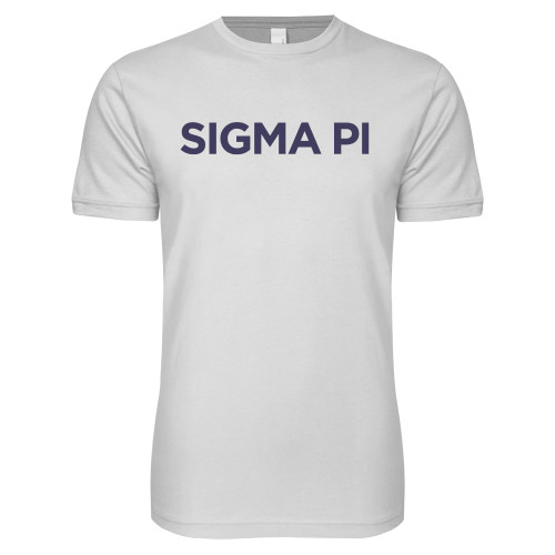 Next Level White SoftStyle T Shirt-Standard Word Mark