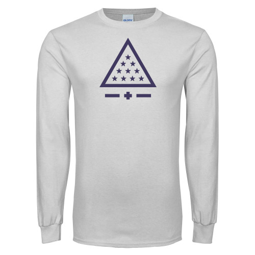 White Long Sleeve T Shirt-Icon