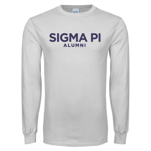 White Long Sleeve T Shirt-Alumni