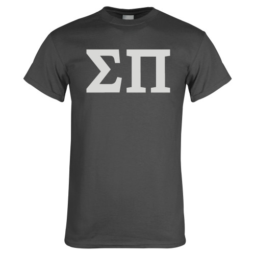 Charcoal T Shirt-Greek Letters