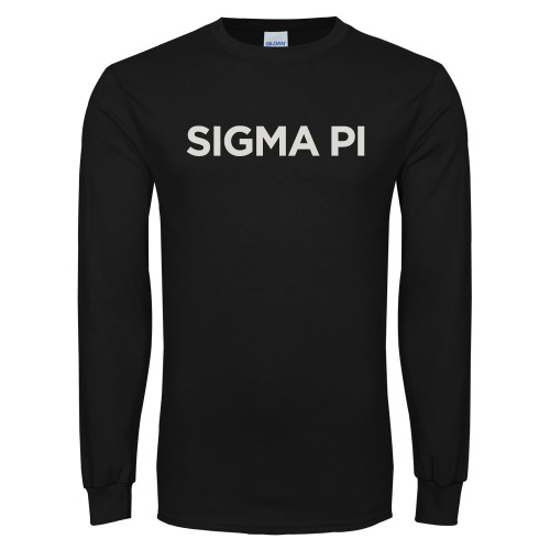 Black Long Sleeve T Shirt-Standard Word Mark