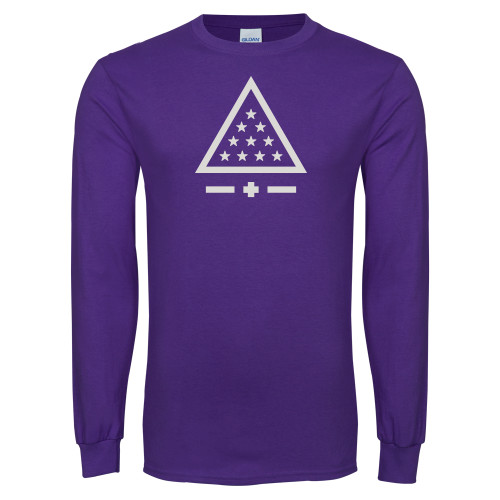 Purple Long Sleeve T Shirt-Icon