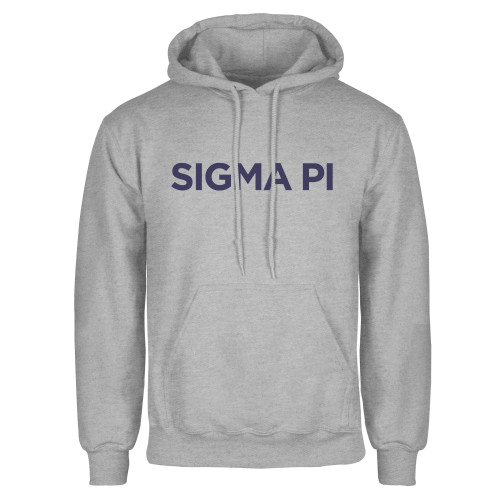 Grey Fleece Hoodie-Standard Word Mark