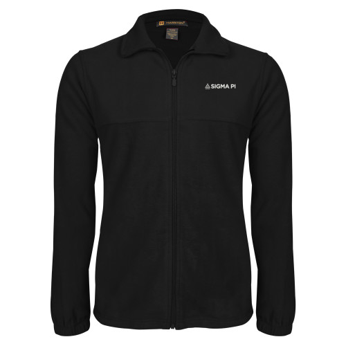Black Fleece Full Zip Jacket-Standard Logo Mark