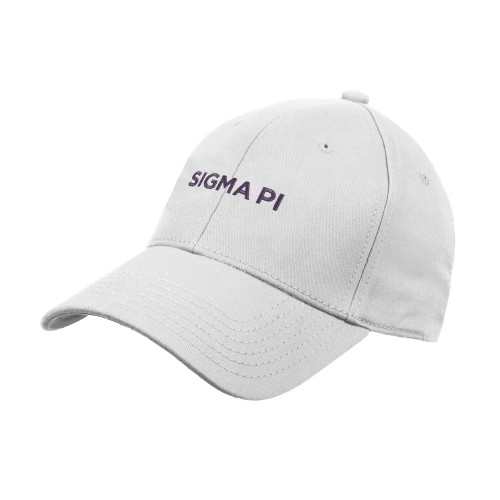 White Structured Adjustable Pro Style Hat-Standard Word Mark