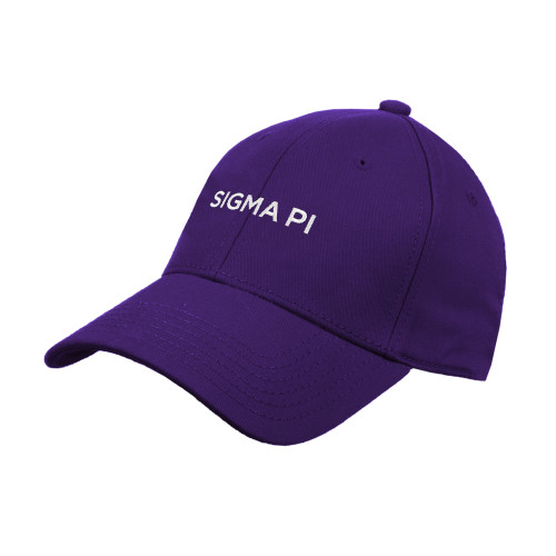 Purple Structured Adjustable Pro Style Hat-Standard Word Mark