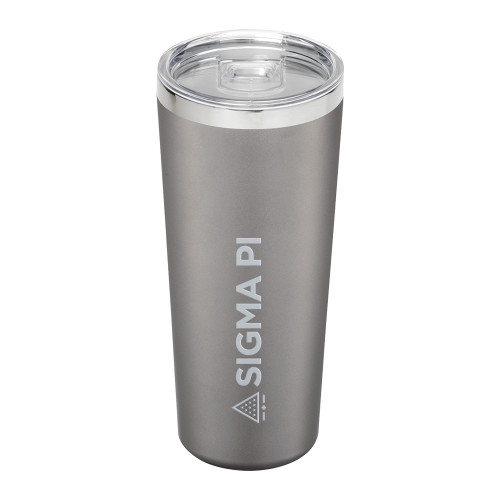 Thor Vacuum Insulated Grey Tumbler 22oz-Standard Logo Mark Engraved