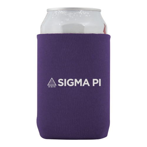 Neoprene Purple Can Holder-Standard Logo Mark