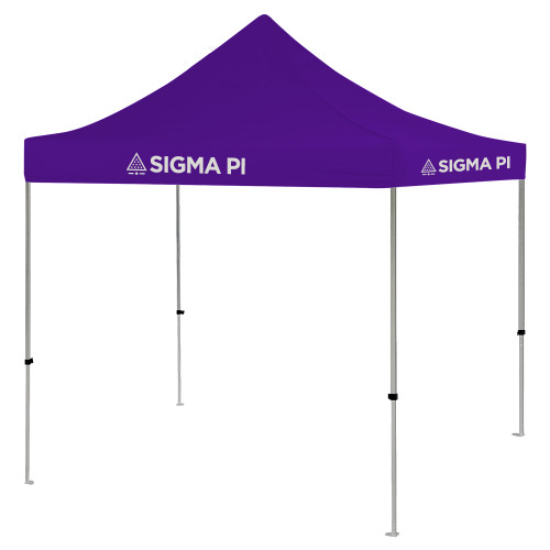 9 ft x 9 ft Purple Tent-Standard Logo Mark