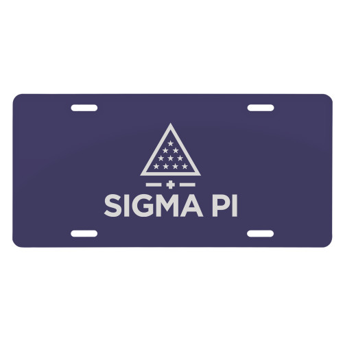 License Plate-Vertical Logo Mark