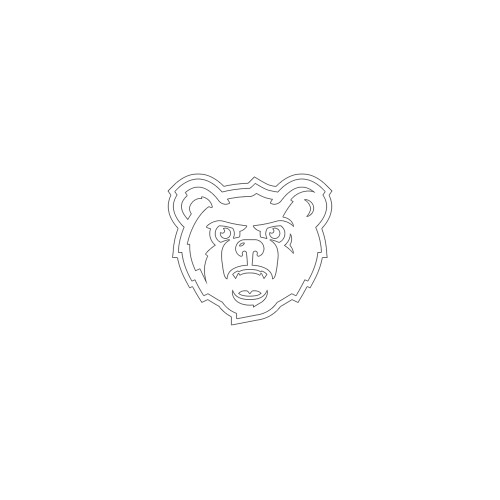  Medium Decal - Bearcub Head