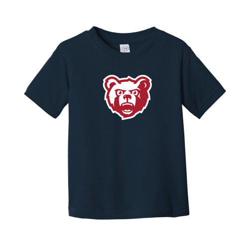  Toddler Navy T Shirt - Bearcub Head