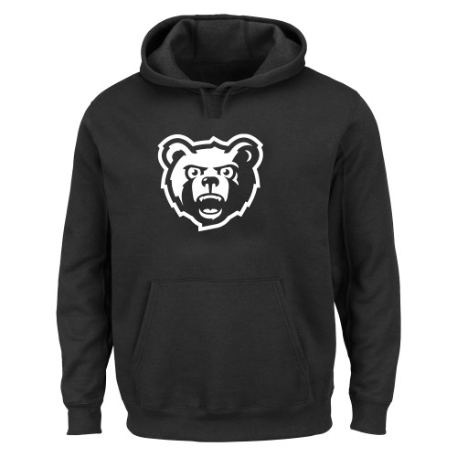  Extended Black Hoodie - Bearcub Head
