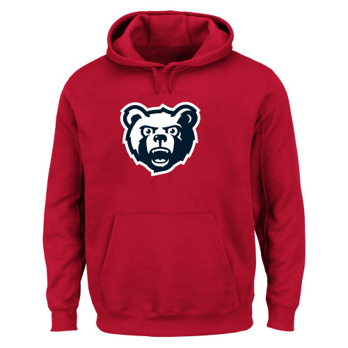  Extended Red Hoodie - Bearcub Head